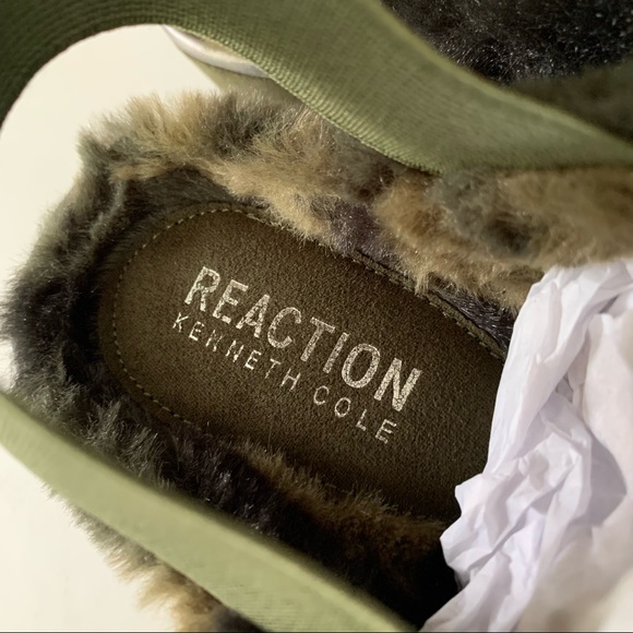 Kenneth Cole Reaction Womens Radiate Slingback Camo Wedge Clogs US 7.5 M NEW - Picture 2 of 9